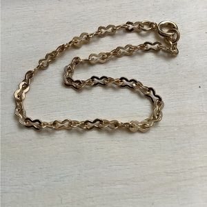 New vintage fancy paperclip bracelet